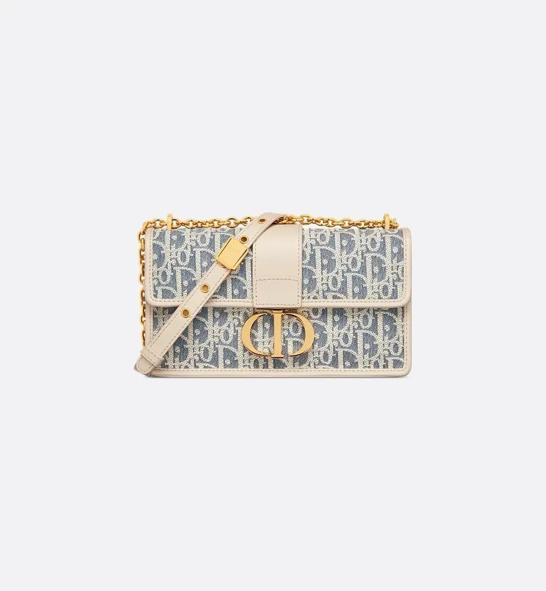 Dior Lady Bag Blue Embroidery